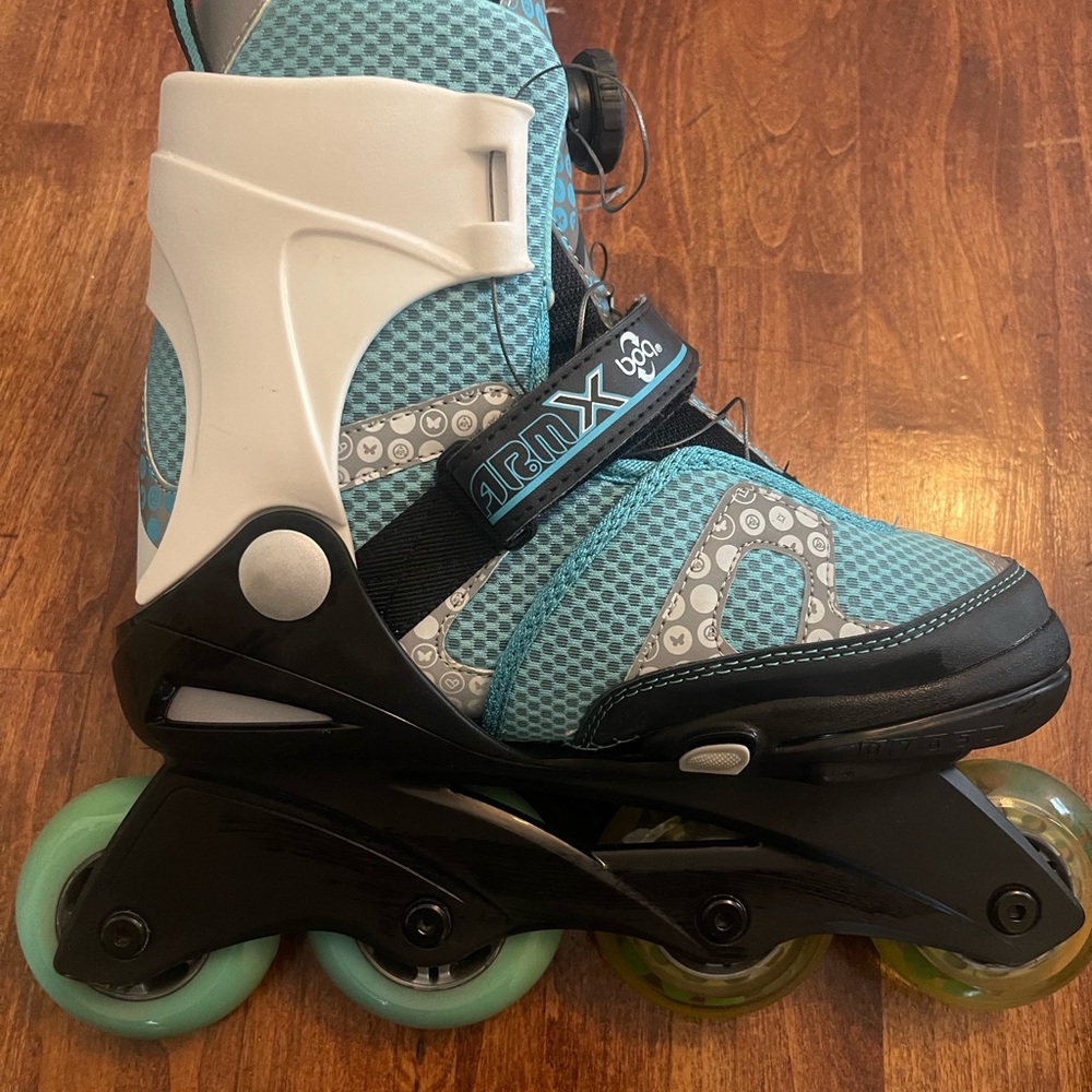 Kids Roller Skates - Blue and Black